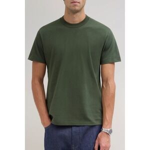 SUNSPEL Mens relaxed fit heavyweight t-shirt in dusk green large  SS